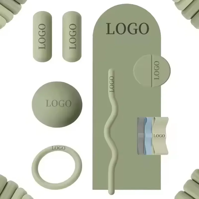 Pilates Yoga Logo - Ensemble de fitness pour la maison