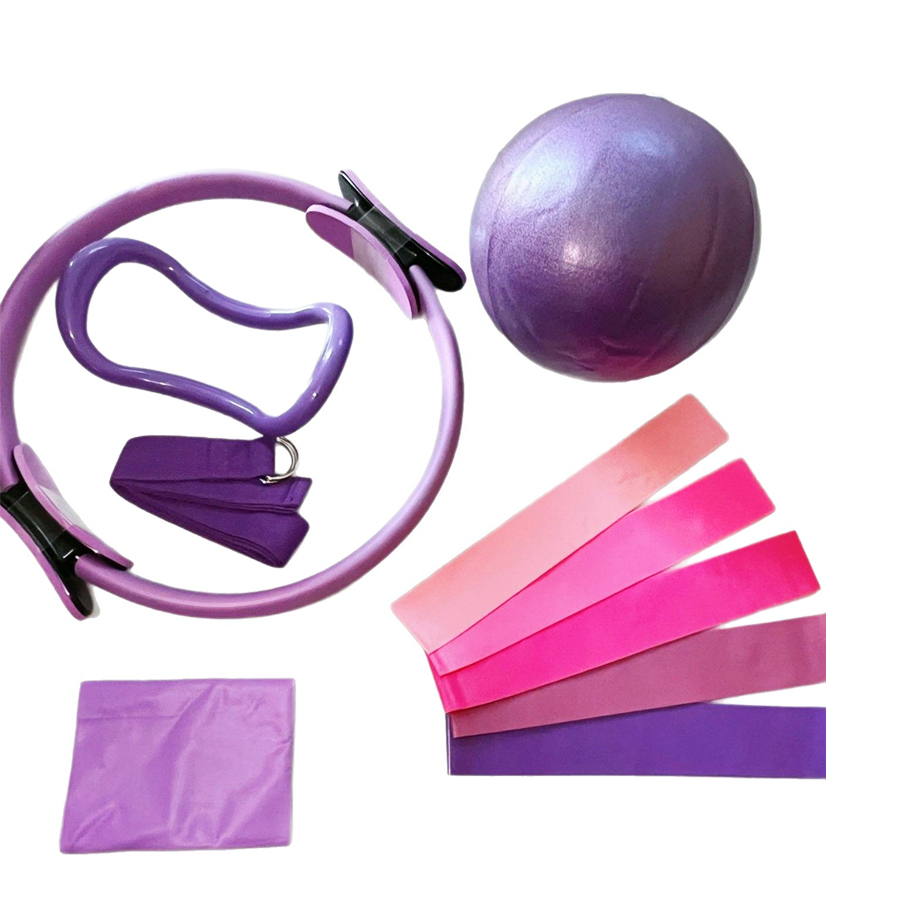 Pilates Yoga Logo - LOGO personnalisé 5 pièces maison gymnastique