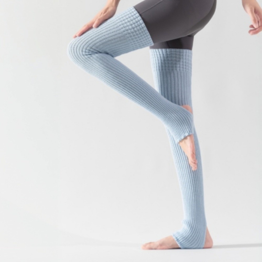Pilates Yoga Footwear - Chaussettes longues tricotées douces pour le