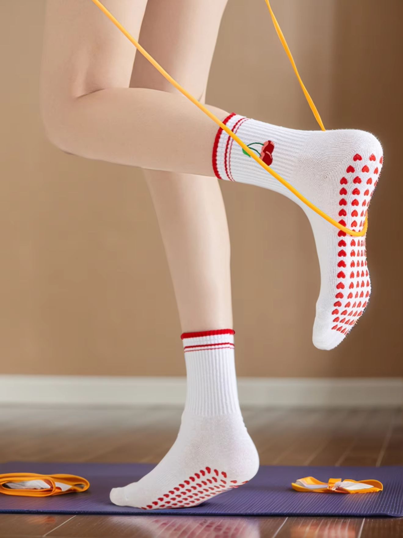 Pilates Yoga &A - 1 paire de chaussettes de yoga