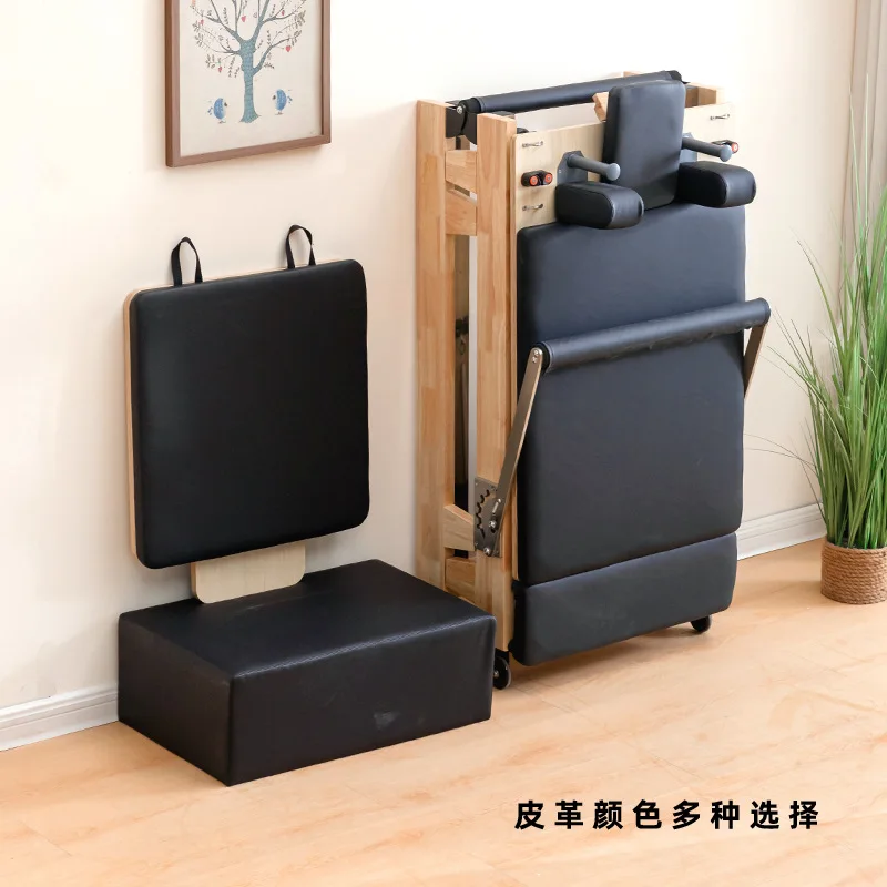 Lit de Pilates pliable en chên - Pilates And Yoga Is Same avis et prix